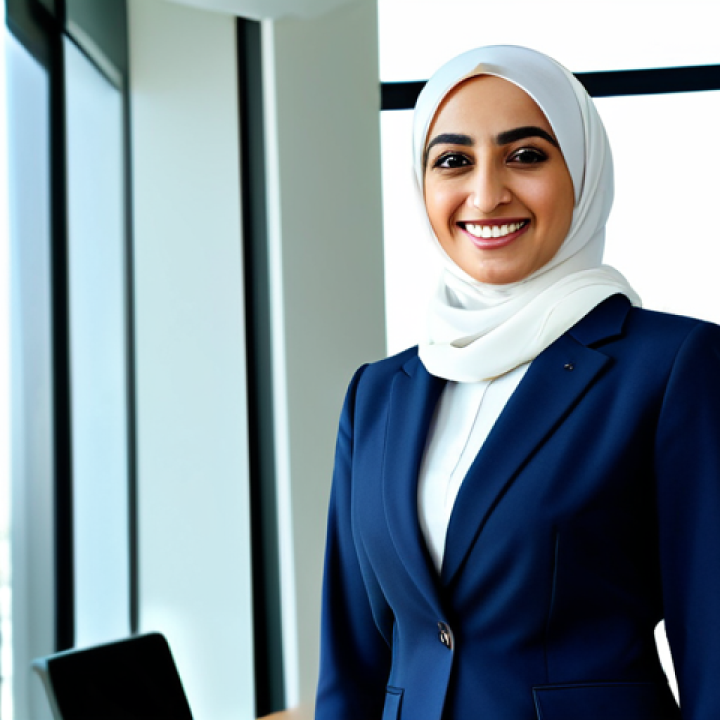 의류기술 학습을 위한 무료 리소스 - **

"A successful Arab businesswoman in a tailored, knee-length skirt suit with a hijab, smiling con...